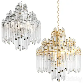 Adele four tier waterfall chandelier